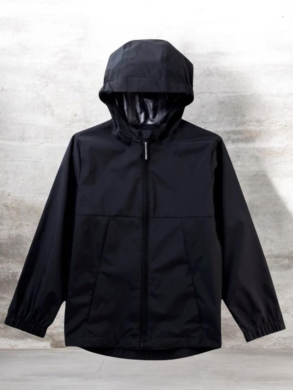 Cat & Jack Kids Black Windbreaker Rain Jacket